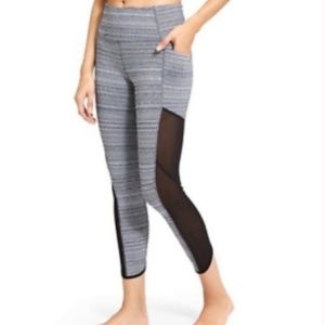 Athleta Jacquard Mesh Chaturanga Capri